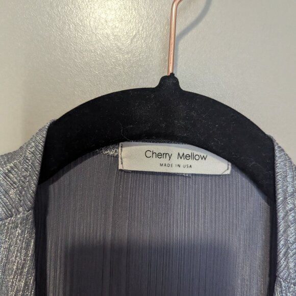 Torrid Silver Metallic Shine Duster Kimono - Picture 2 of 4